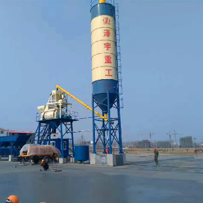 泽宇重工中小（xiǎo）型（xíng）混凝土搅拌站水泥仓（cāng）